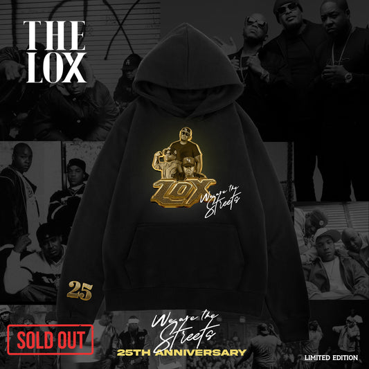 Black Limited Edition "We Are The Streets" 25th Anniversary Hoodie